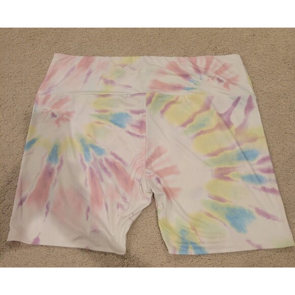 NWT Revolve AFRM Lawson High Rise Bike Shorts Tie Dye Size 2X Gym Exercise - Picture 3 of 9